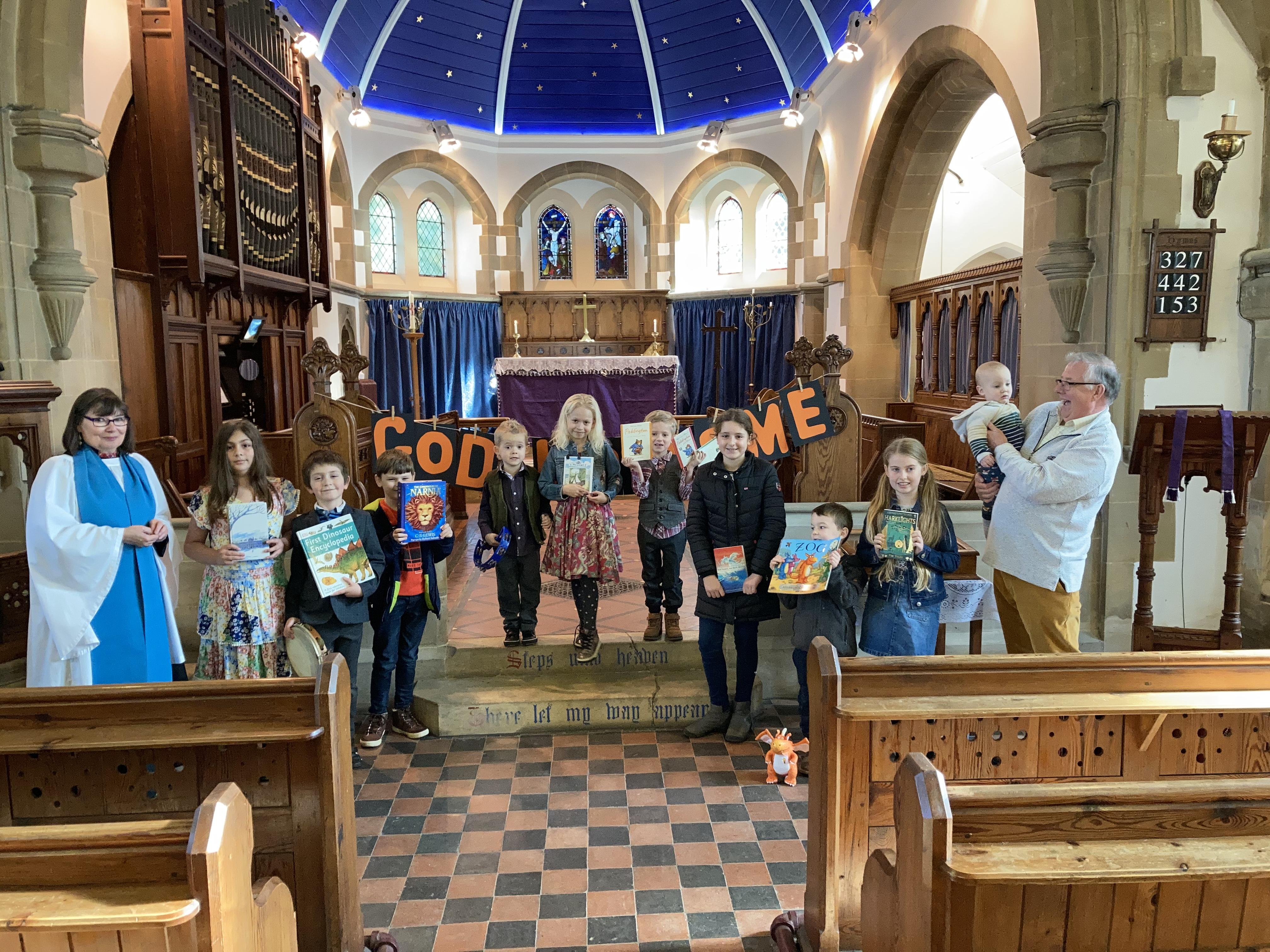 On Sunday the 6th March Mel arranged for family service to involve school families.